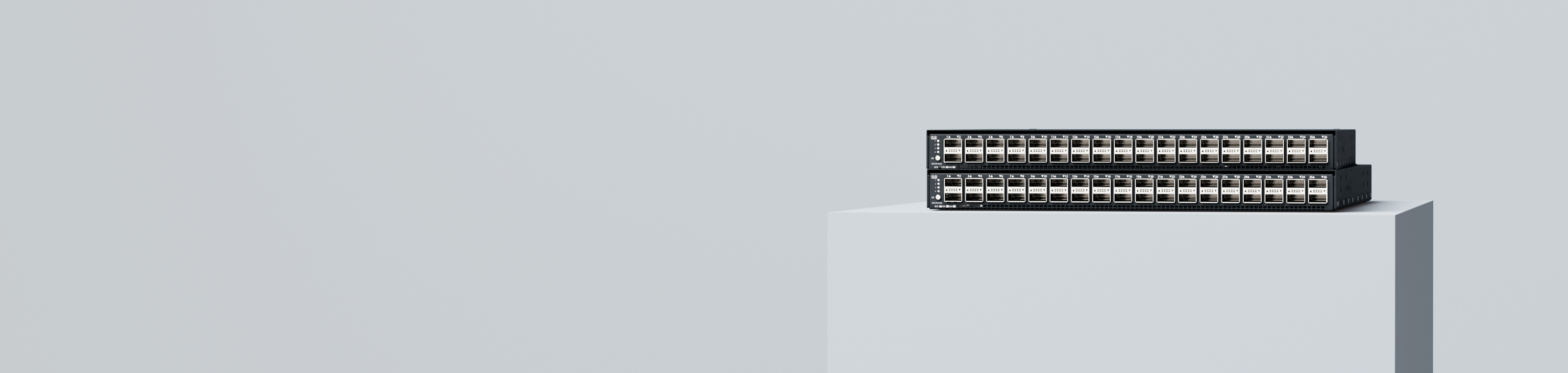 Stack of Cisco Unified Computing System (UCS) fabric interconnects