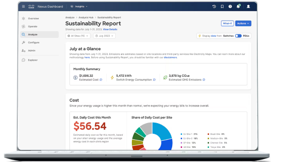 Screen view of Cisco Nexus Dashboard Insights Report