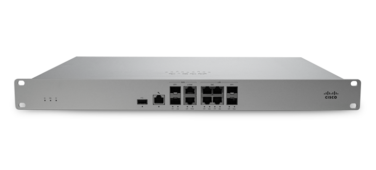 Cisco Meraki MX105 Security and SD-WAN Enterprise Security Appliance